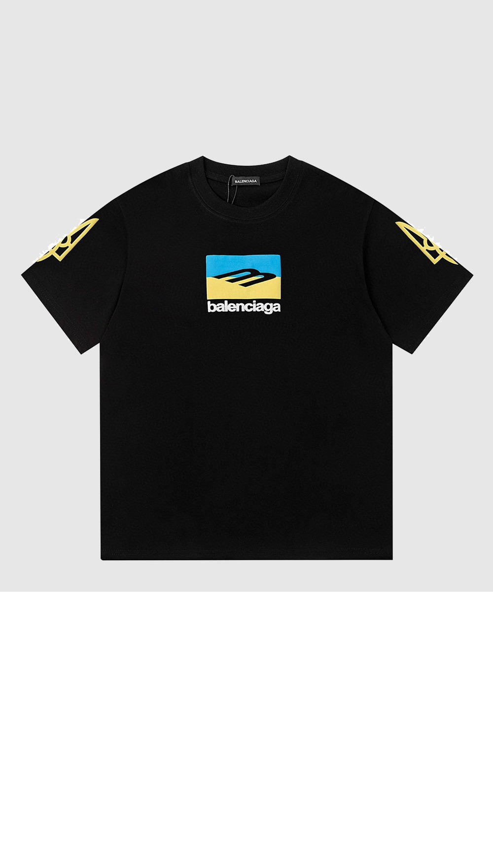 발렌시아가 플라워 코튼 톱