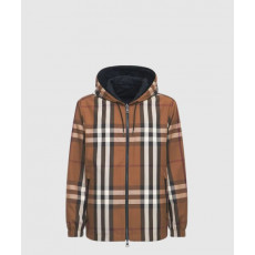 버버리 체크 나일론 재킷