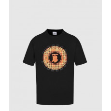 버버리 로고 코튼 티셔츠