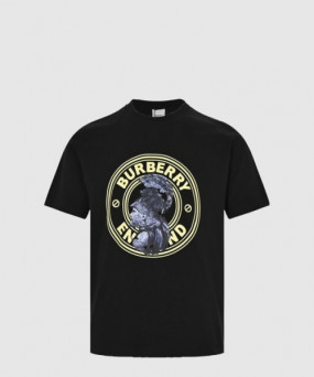 버버리 플라워 코튼 티셔츠