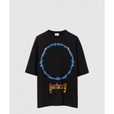 버버리 플라워 코튼 티셔츠