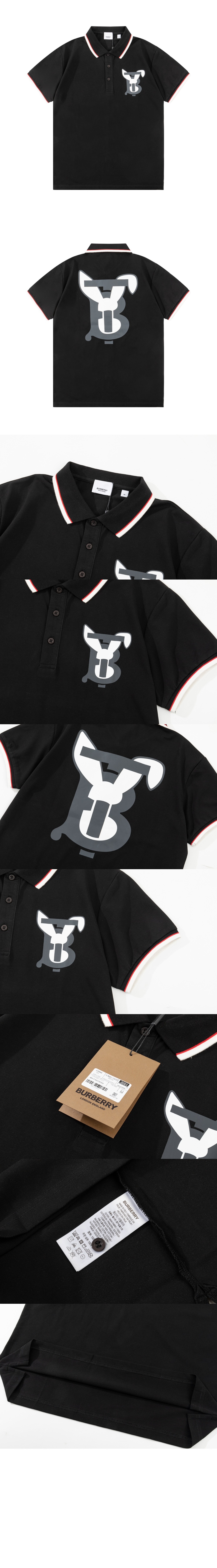 버버리 코튼 폴로셔츠