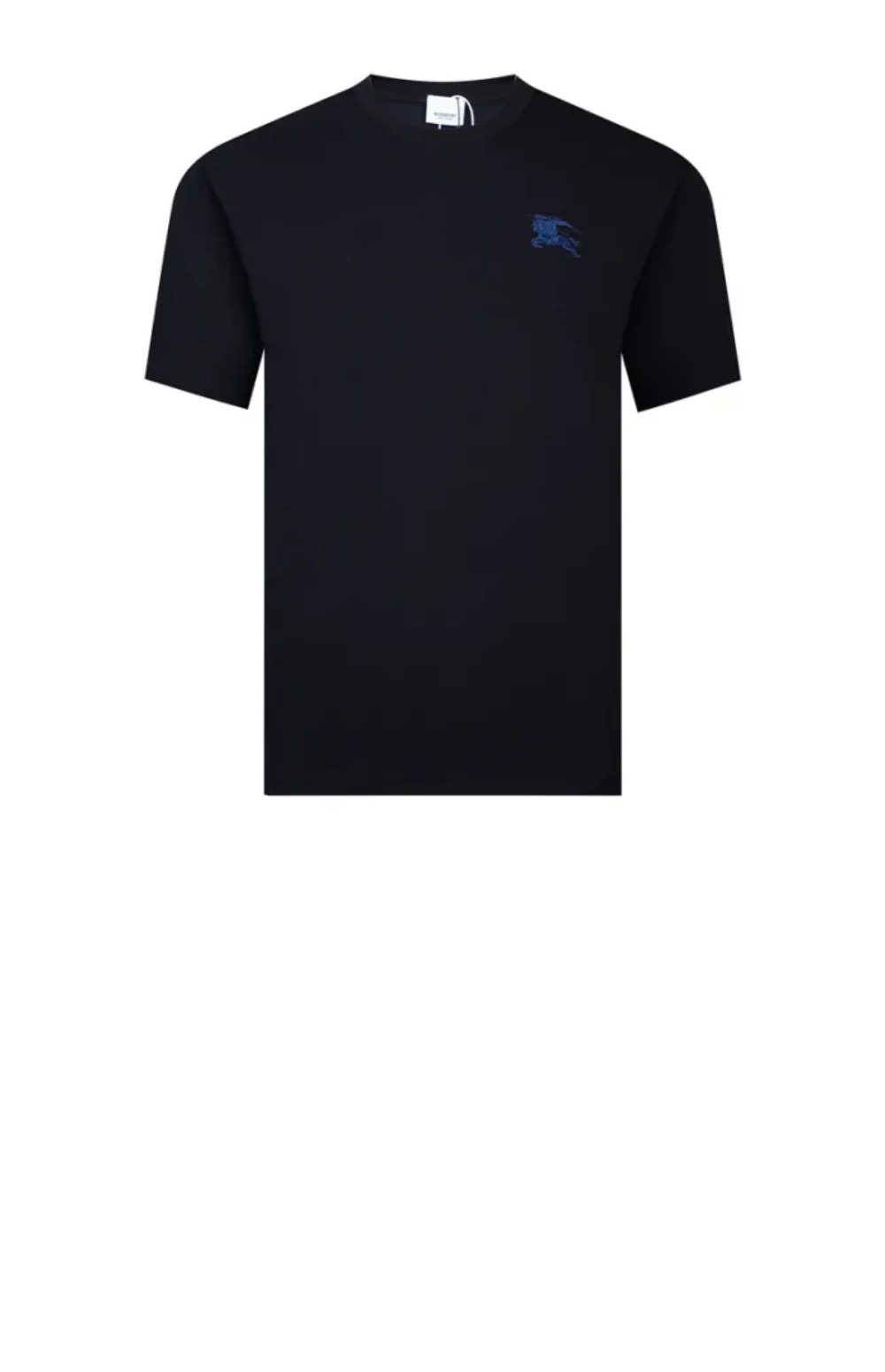 버버리 로고 코튼 티셔츠