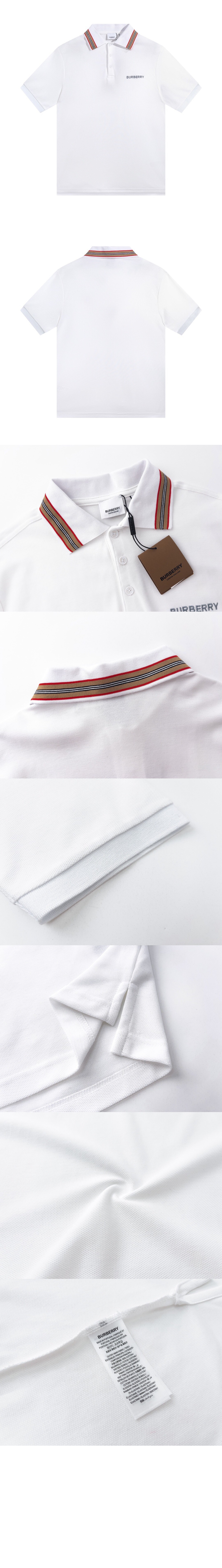 버버리 코튼 폴로셔츠