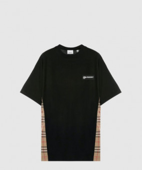 버버리 블록 면 티셔츠
