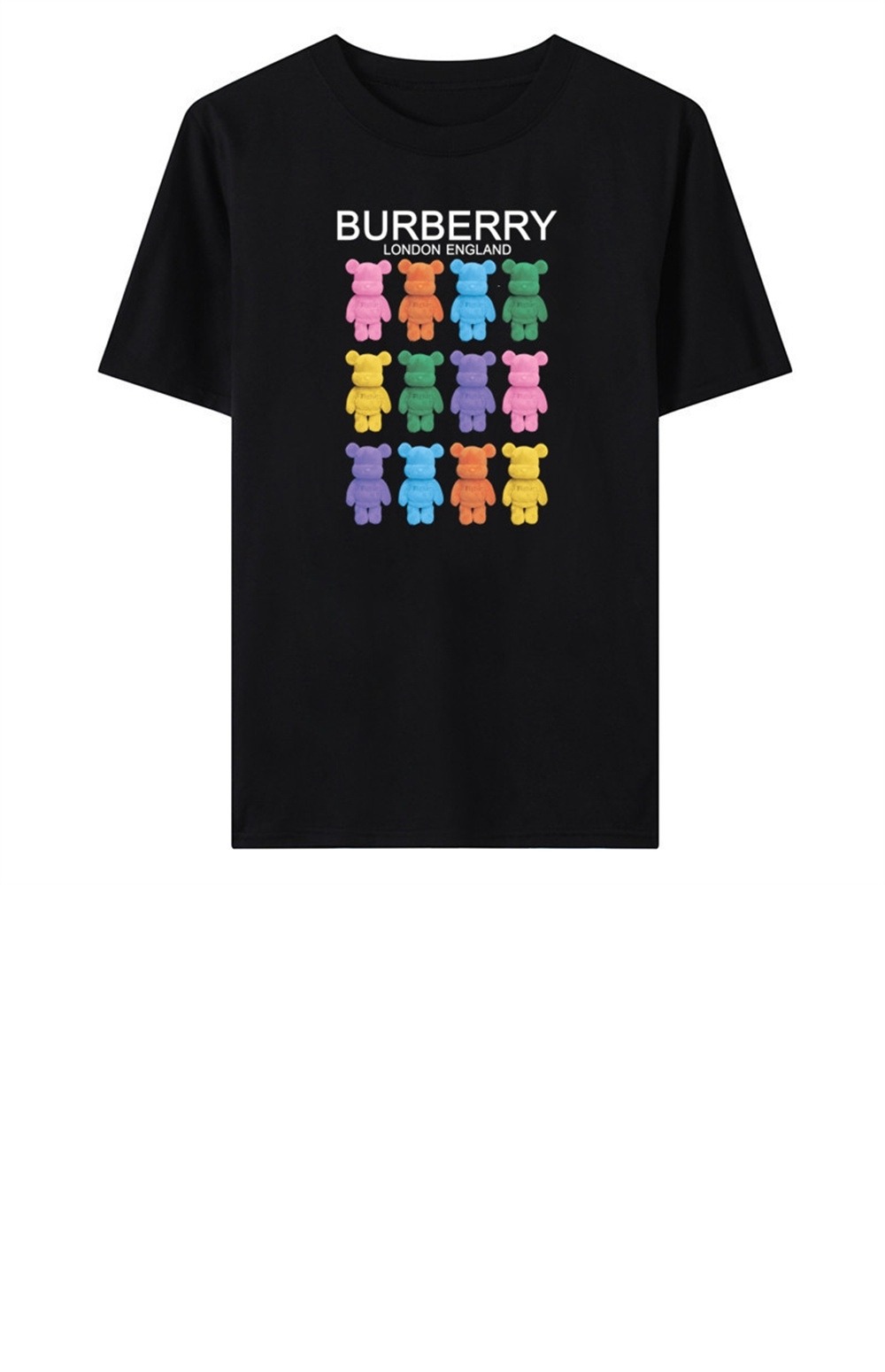 버버리 칠색 캐릭터 곰 티셔츠