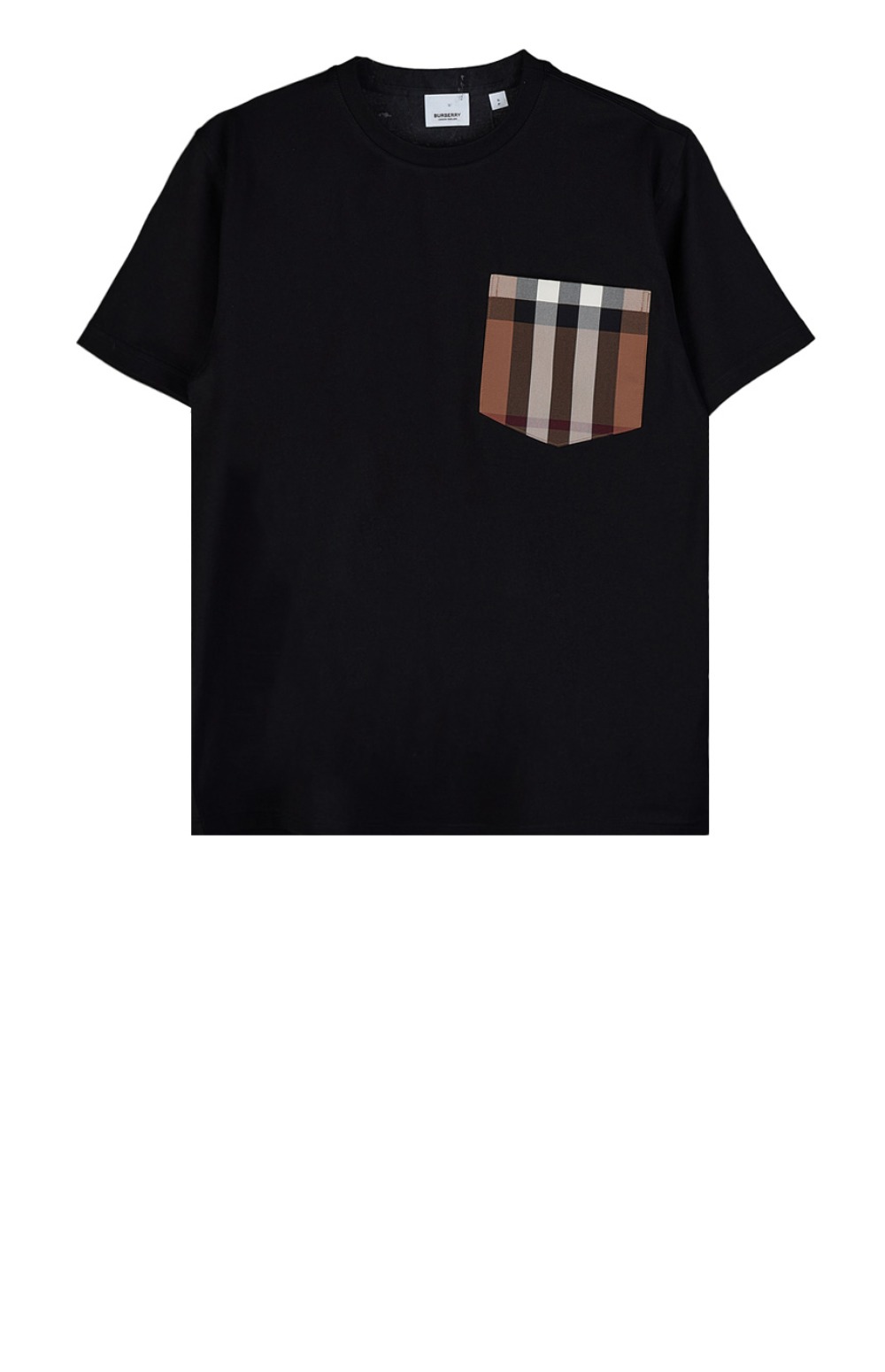 버버리 체크 반팔 티셔츠