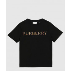 버버리 로고 코튼 저지 티셔츠