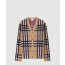 버버리 체크 테크니컬 코튼 가디건