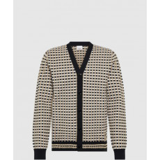 버버리 체크 코튼 블렌드 가디건