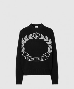 버버리 로고 니트