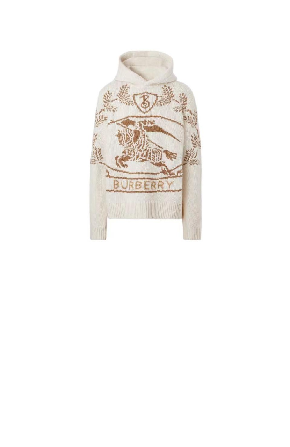 버버리 로고 후드