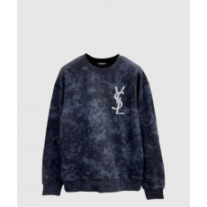 생로랑 로고 프린트 면 톱