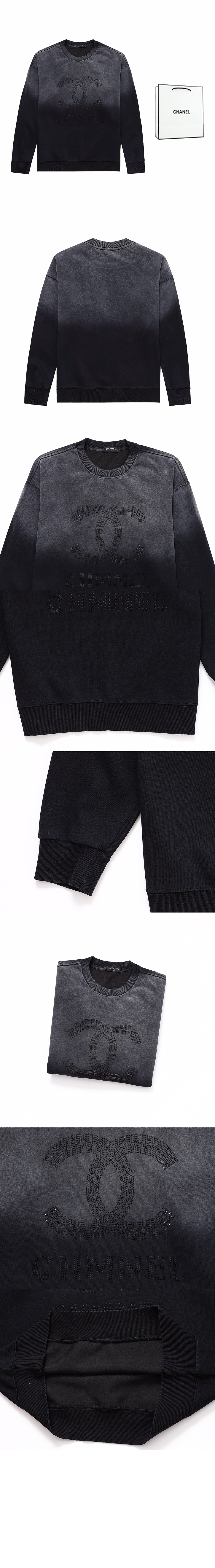 생로랑 로고 프린트 반팔