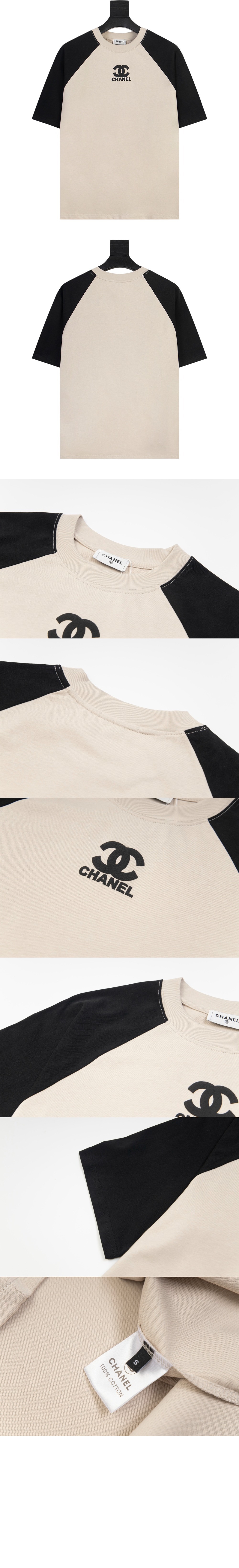 샤넬 로고 프린트 반팔
