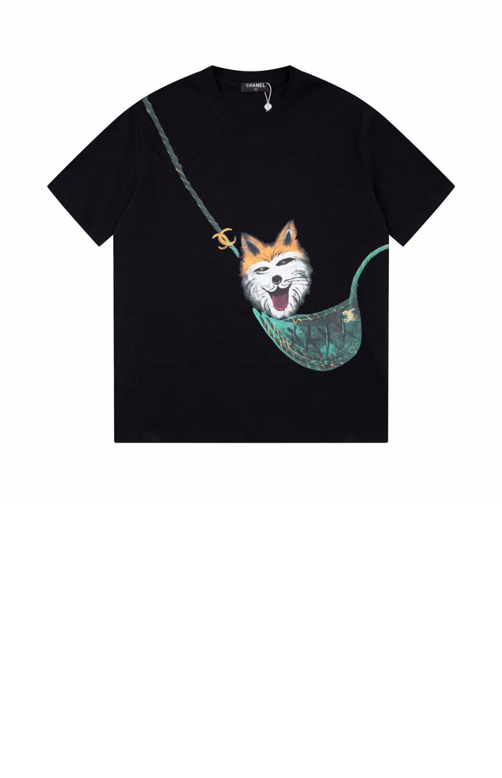 샤넬 로고 프린트 반팔