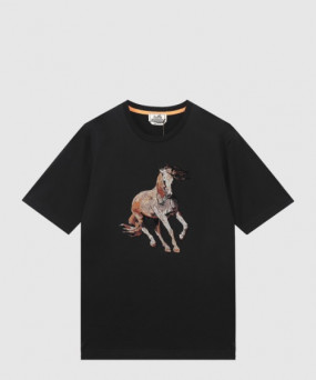 에르메스 플라워 코튼 톱