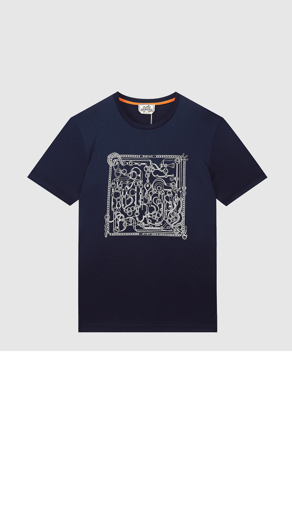 에르메스 플라워 코튼 톱