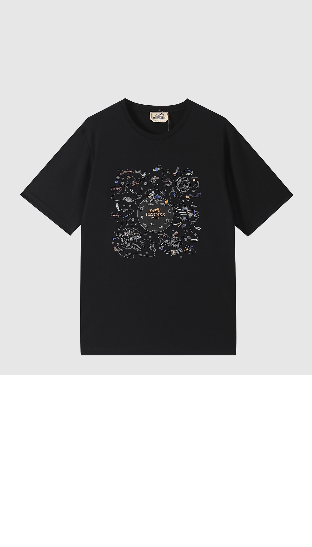 에르메스 플라워 코튼 톱