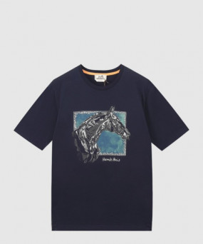 에르메스 플라워 코튼 톱