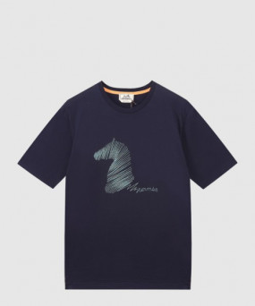 에르메스 플라워 코튼 톱