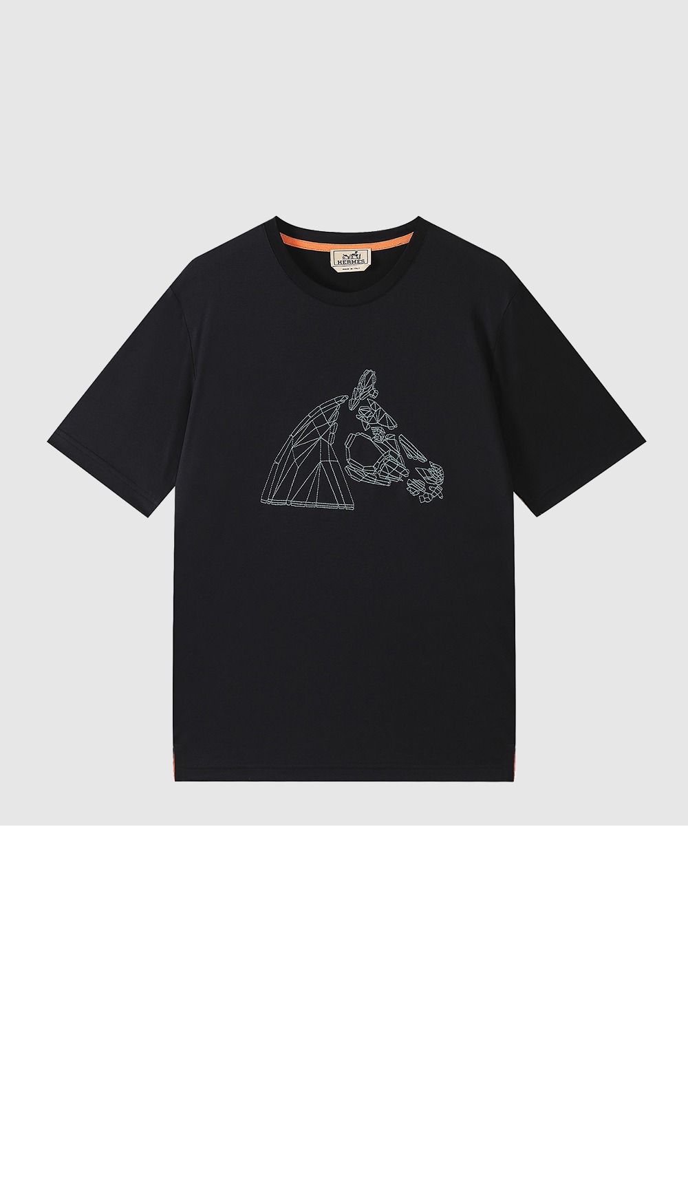 에르메스 플라워 코튼 톱