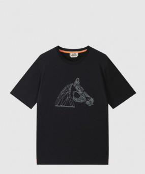 에르메스 플라워 코튼 톱