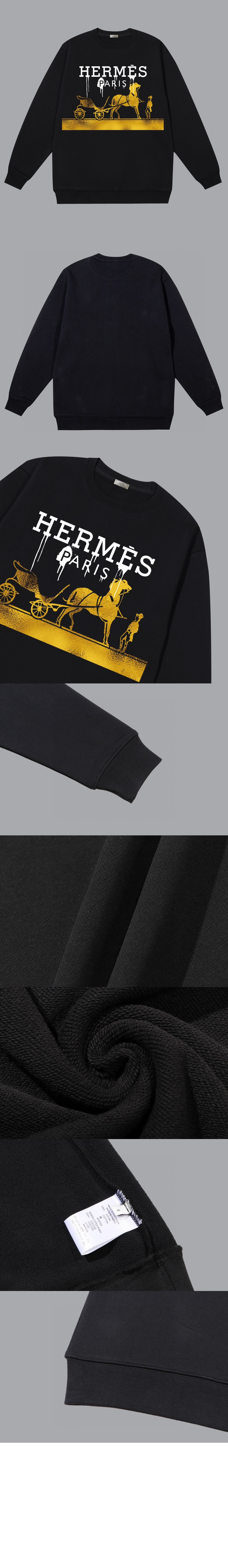 에르메스 플라워 코튼 톱