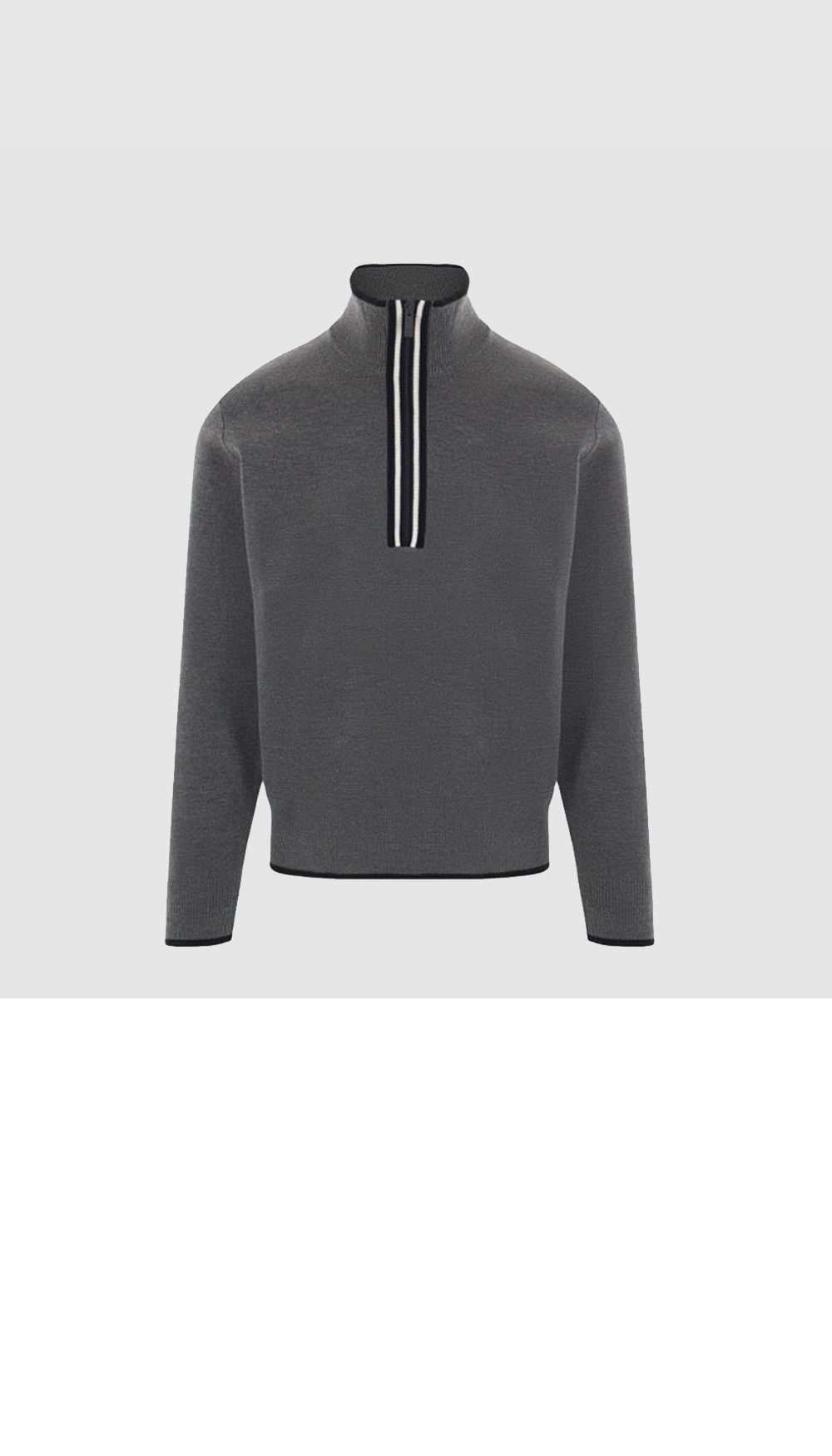 톰브라운 밀라노 스티치 지퍼업 풀오버