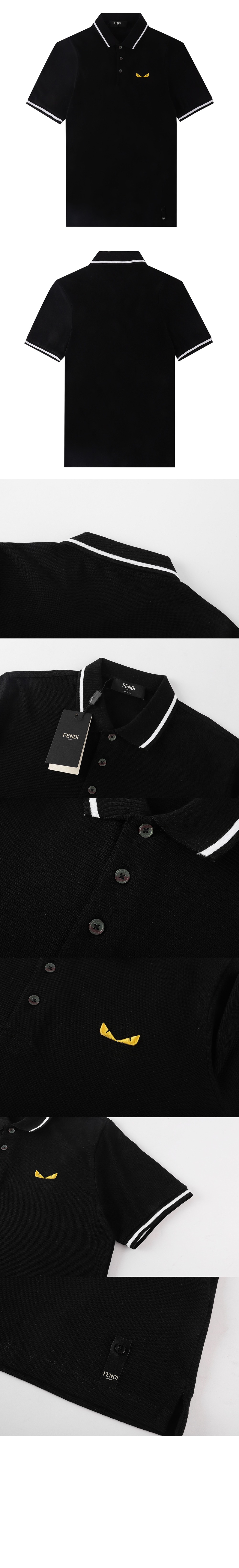 펜디 로고 프린트 반팔