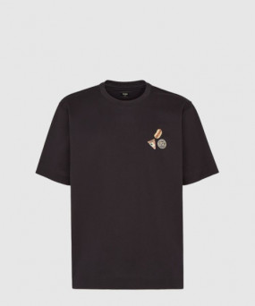 펜디 로고 프린트 반팔