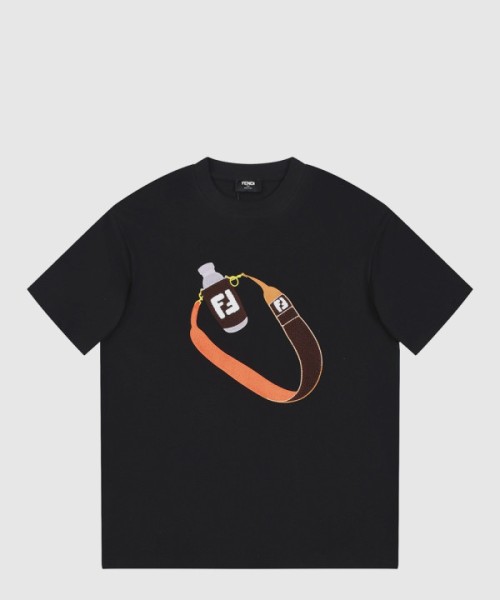 펜디 로고 프린트 반팔