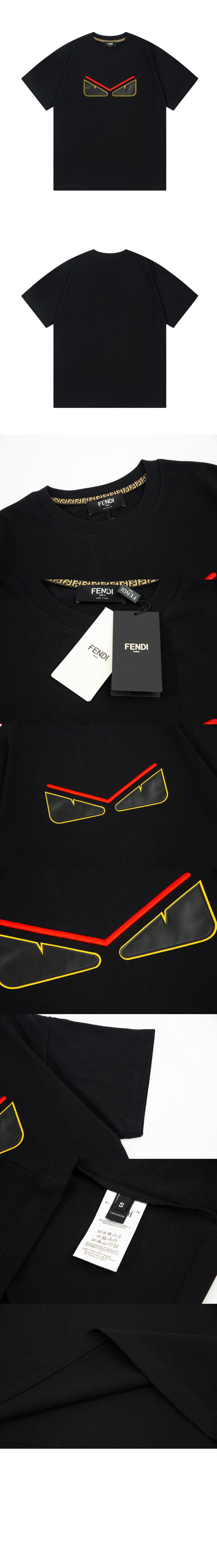 펜디 플라워 코튼 톱