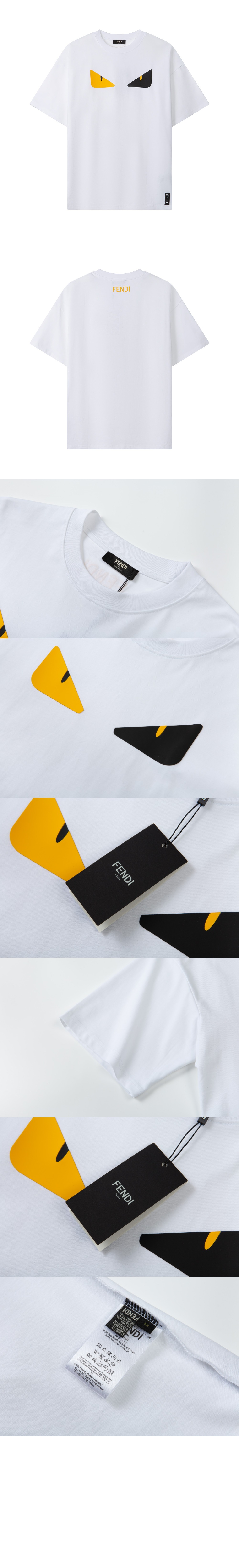 펜디 플라워 코튼 톱