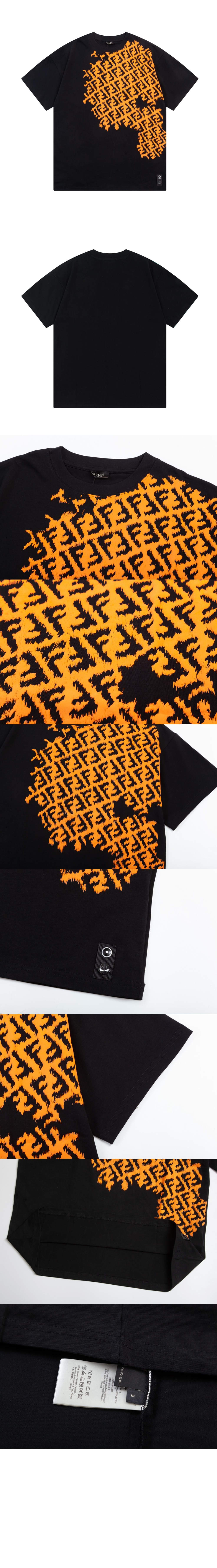 펜디 플라워 코튼 톱