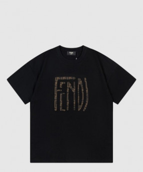 펜디 로고 프린트 반팔