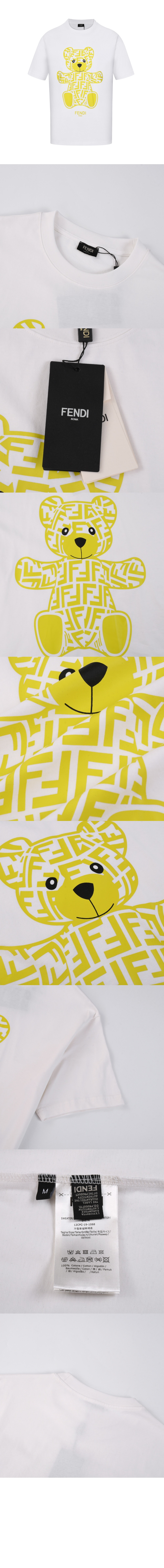 펜디 플라워 코튼 톱