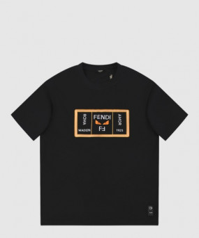 펜디 로고 프린트 반팔