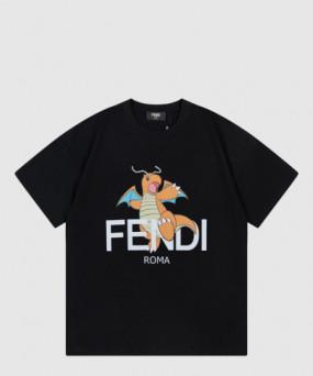 펜디 플라워 코튼 톱