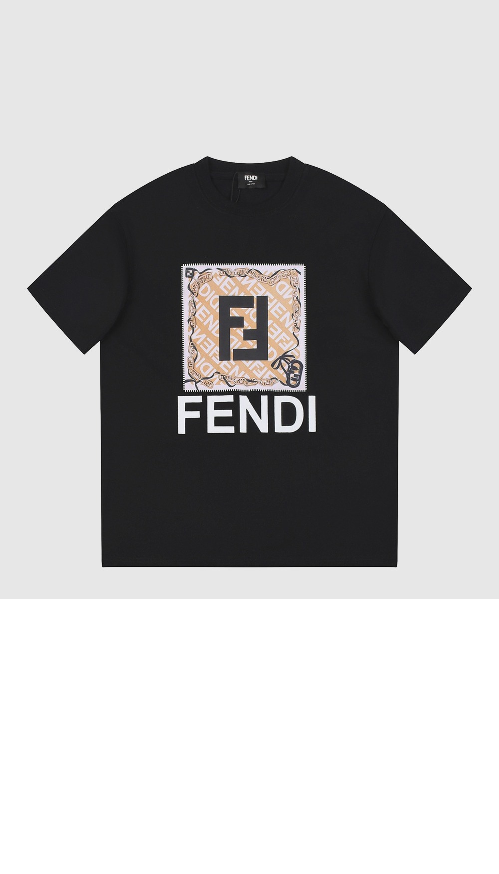 펜디 플라워 코튼 톱