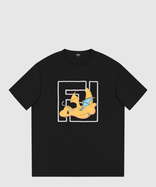 펜디 플라워 코튼 톱