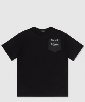 펜디 로고 프린트 반팔