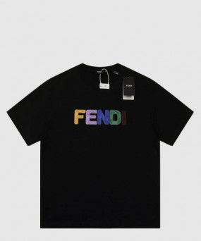 펜디 로고 프린트 반팔