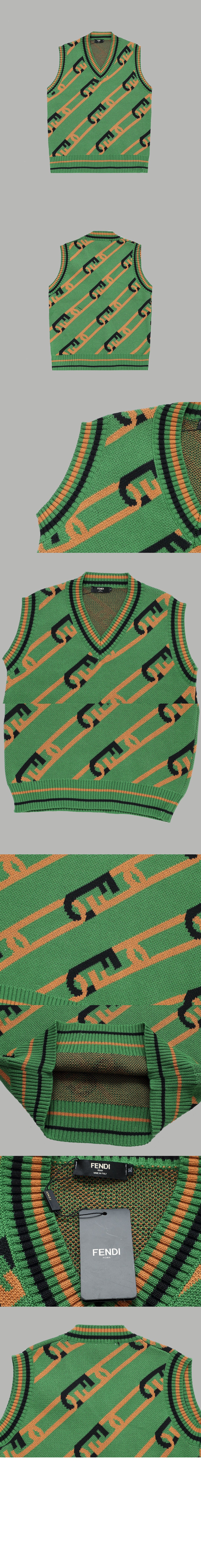 펜디 양털 조끼