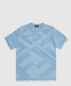 펜디 로고 프린트 반팔