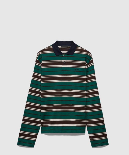 프라다 코튼 폴로 셔츠