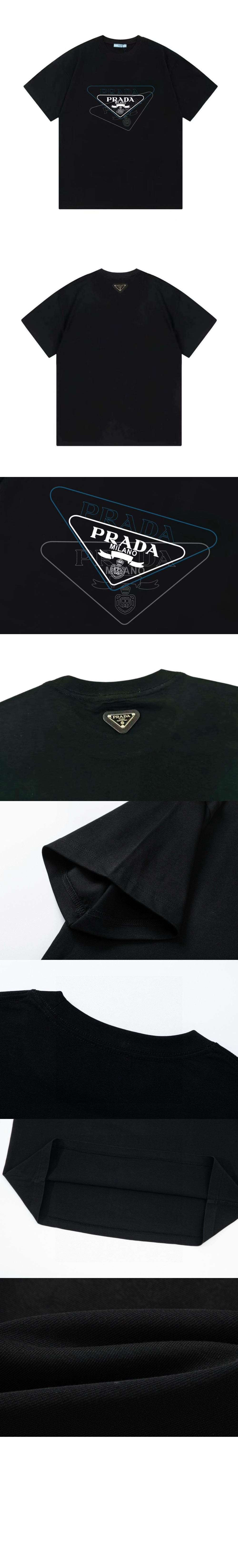 프라다 코튼 티셔츠
