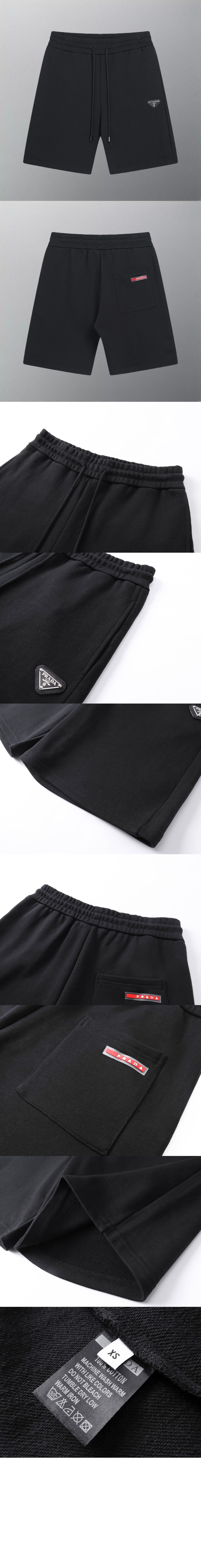 프라다 로고 반바지