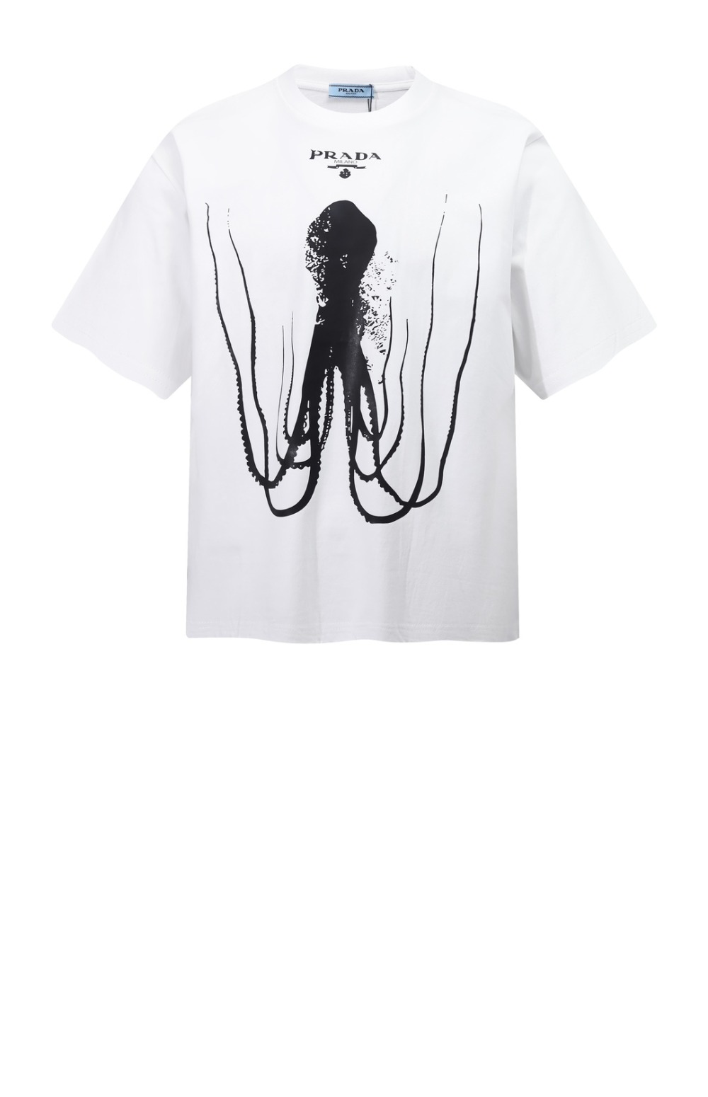 프라다 로고 프린트 반팔