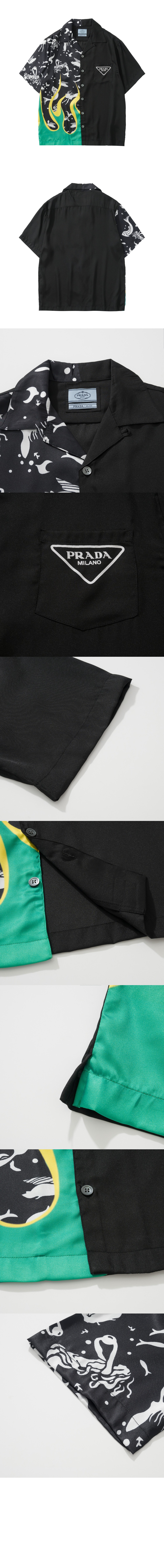 프라다 셔츠 톱